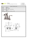 Renata - 4" Centerset Bathroom Faucet